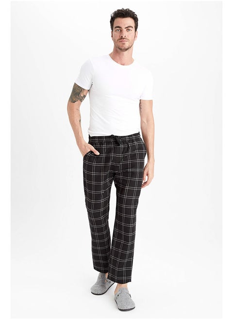 Man Black Woven Bottoms