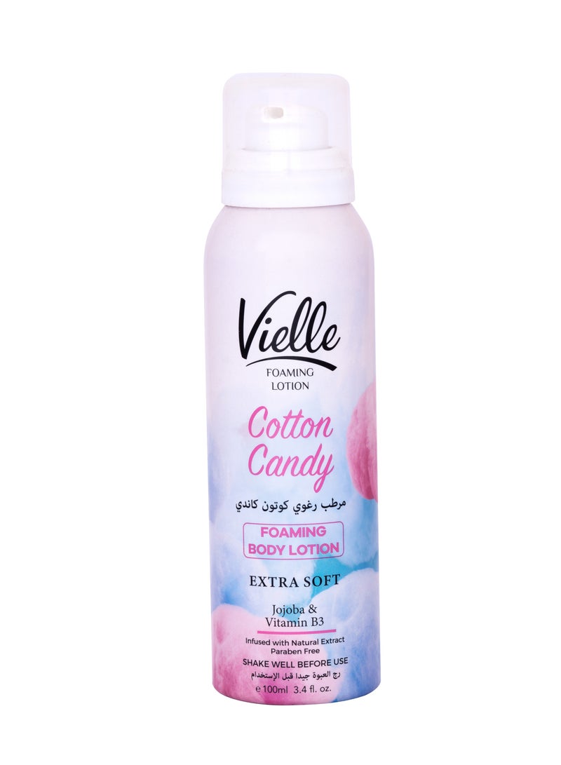 Vielle Body Foaming Lotion Cotton Candy 100ml - Image 1