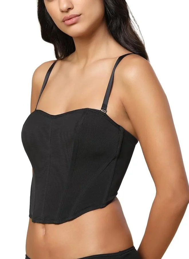 ترايامف Triumph Signature Sheer Padded Corset Black