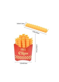 French Fries Design Food Bag Clips, 12 Pack, Yellow and Red, Kitchen Storage Sealing Clips - pzsku/Z1952827A86D8C66810A2Z/45/1741096788/c3500469-f380-4430-b241-276d799e0d1b