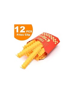 French Fries Design Food Bag Clips, 12 Pack, Yellow and Red, Kitchen Storage Sealing Clips - pzsku/Z1952827A86D8C66810A2Z/45/1741096803/dfc5308c-0cd5-41f4-b655-4b895c12a18b