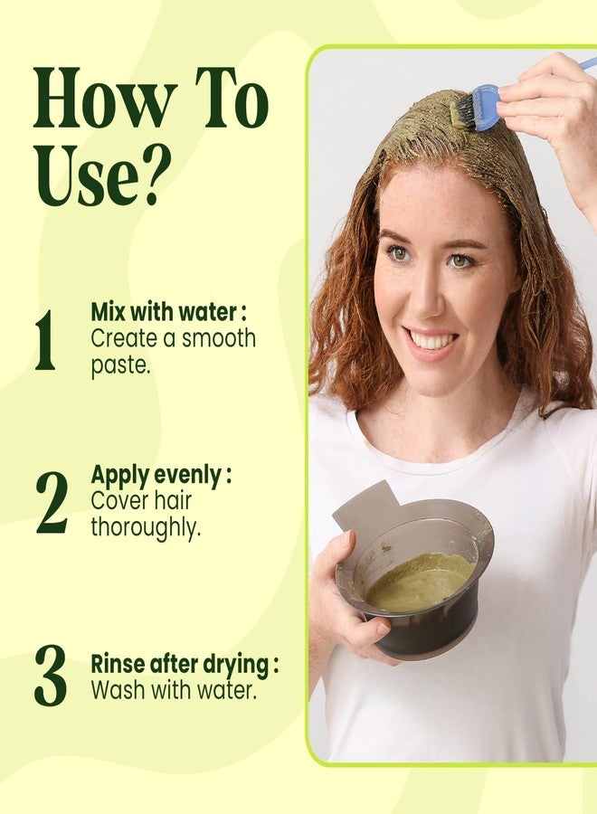 Bare Elixir 100% Natural Organic Henna Powder for Hair - 180g | Promotes Hair Growth, Effective Grey Hair Coverage, Deep Conditioning & Nourishment | Chemical-Free, Safe for All Hair Types - Image 5