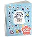 CUPKIN Penguin 300 Kids Sticker Book by Cupkin Toddler Airplane Travel Coloring and Sticker Book Road Trip Essentials 8 Coloring Pages 8 Side by Side Scenes for Ages 28 Years - Image 3