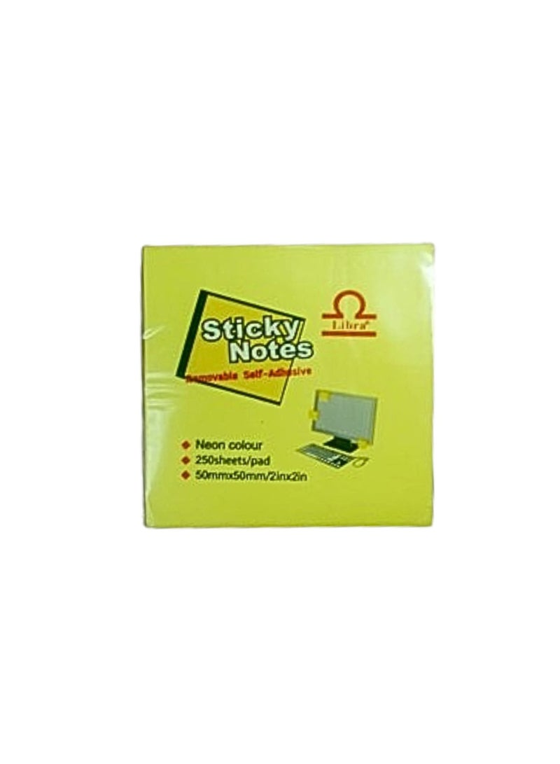 Libra Sticky Notes – 2×2 Cube – 5 Colors - Image 1
