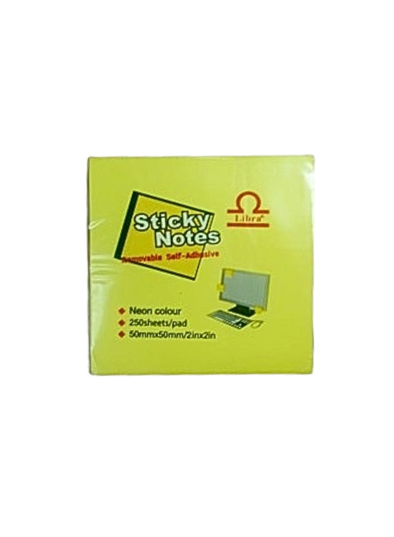 Libra Sticky Notes – 2×2 Cube – 5 Colors - Image 2
