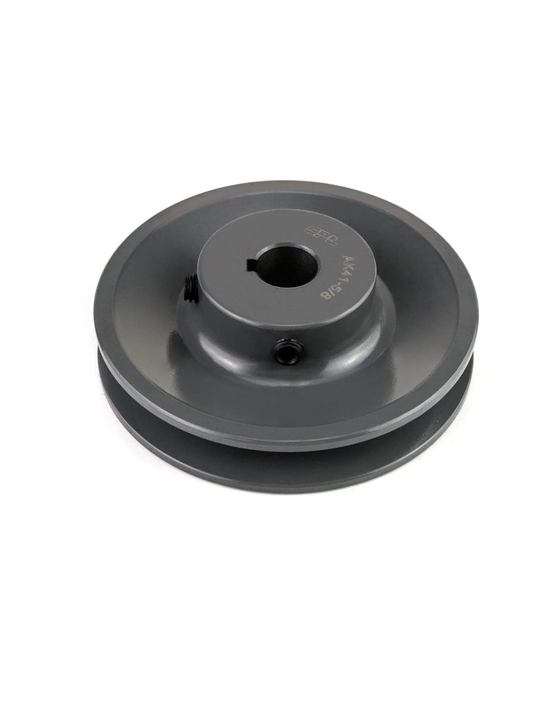 QWORK Single Groove Web Sheaves, 3.95" OD 5/8" Bore V-Belt Sheave for V-Belt, AK4158 - Image 1