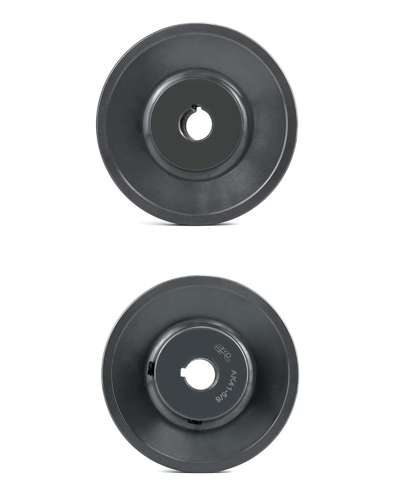 QWORK Single Groove Web Sheaves, 3.95" OD 5/8" Bore V-Belt Sheave for V-Belt, AK4158 - Image 4