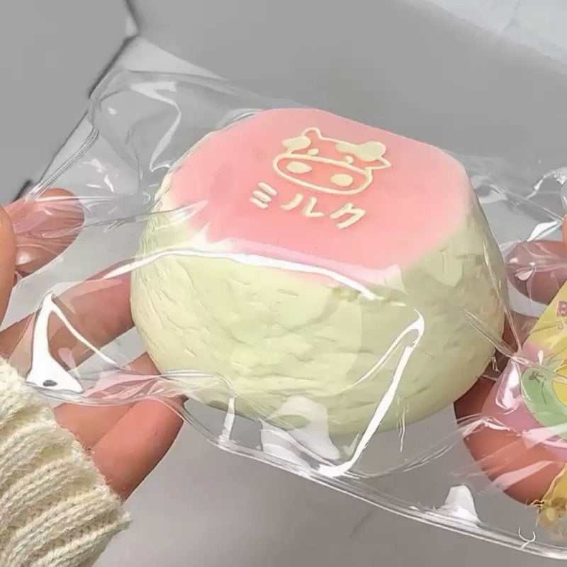 Peach Milk Squeeze Toy Slow Rebound Stress Relief - Image 1