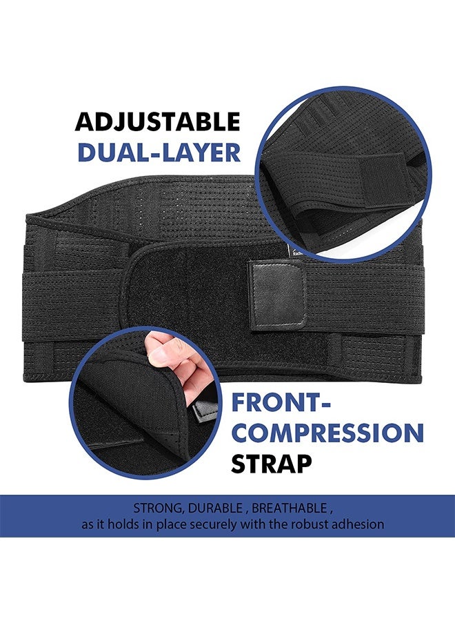 Maseda Support Belt Lower Back Brace for Lifting, Herniated Disc, Sciatica, Pain Relief,Breathable Lumbar Brace for Men & Women, Medium - Image 5