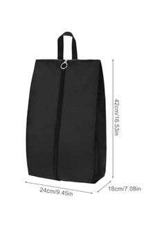 Generic Waterproof Storage Packing Organizers | Travel Shoe Bag | Portable Shoe Bag, Shoe Dust Bag Storage Packing With Zipper for Heels Sneakers Boot Shoe Dust Bag Shoe Travel Bags for Packing  - Image 3