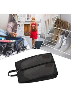 Generic Waterproof Storage Packing Organizers | Travel Shoe Bag | Portable Shoe Bag, Shoe Dust Bag Storage Packing With Zipper for Heels Sneakers Boot Shoe Dust Bag Shoe Travel Bags for Packing  - Image 2