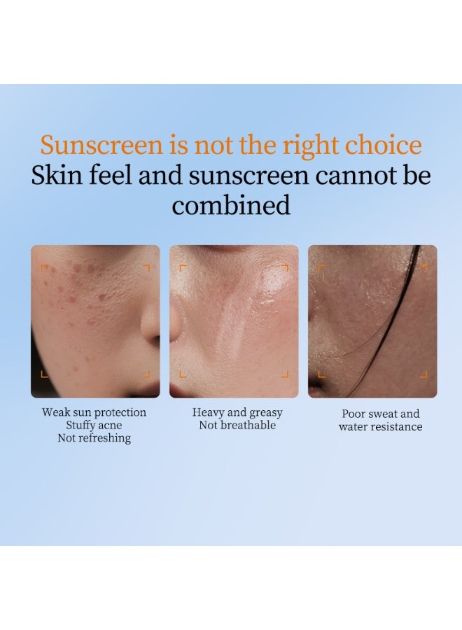 LYDIMOON SPF50+ High Protection Sunscreen Lotion PA+++ Oil Free Waterproof Sweat Resistant Brightening UV Block For All Skin Types 40g - Image 3