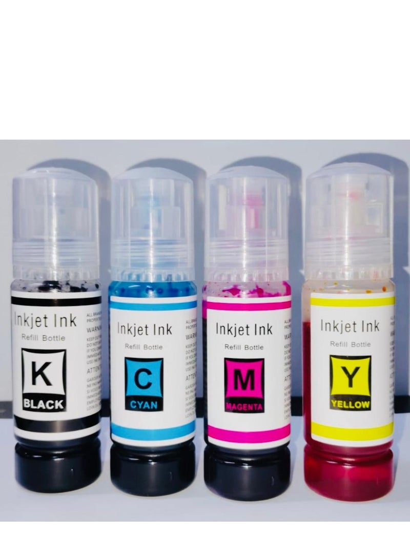 103 Compatible Ink for (SET) for EcoTank ink Combo  L1110‎ L3110 L3111 L3150 L3151‎ L3156 L3160 L5190‎ (Black Cyan Magenta Yellow) - Image 3