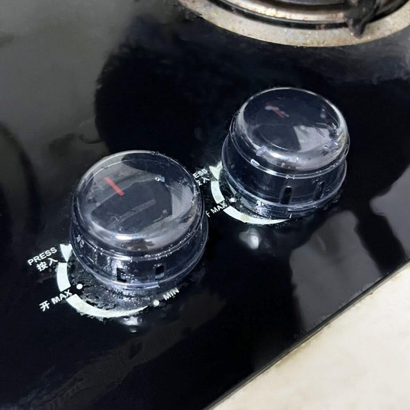 Kopida 4 Pcs Stove Knob Covers for Child Safety, Gas Stove Knob Covers, Kitchen Safety Guards for Kids, Baby, Toddler, Plastic Oven and Gas Knob Cover - Image 4