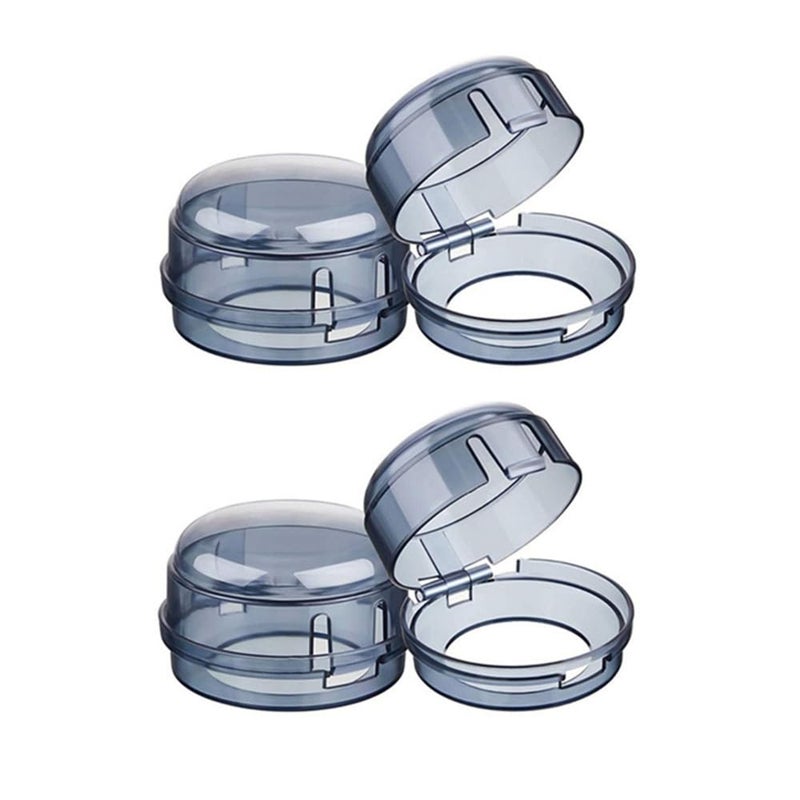 Kopida 4 Pcs Stove Knob Covers for Child Safety, Gas Stove Knob Covers, Kitchen Safety Guards for Kids, Baby, Toddler, Plastic Oven and Gas Knob Cover - Image 1