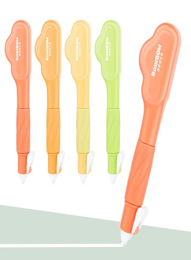 Temiary 4 Pack Correction Tape Pen, 0.27 in x 78.7 Ft White Smooth Pull Out Tape Pens for Writing, Tear Resistant Easy to Use Applicator for Instant Corrections School Office Supplies (Multicolor) - Image 1