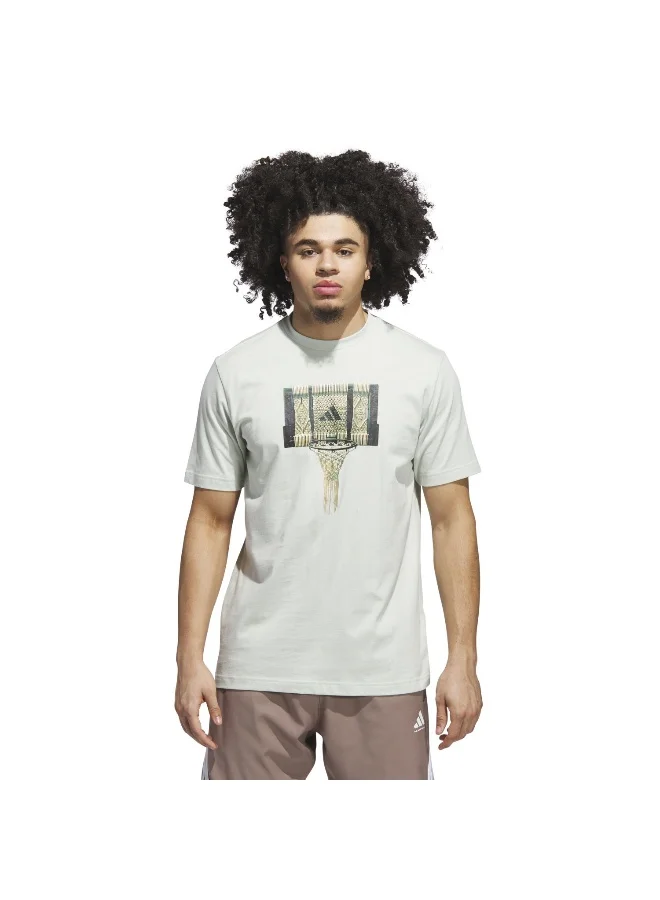 Adidas Adidas Spotlight Tee 1 M Green Basketball T-Shirts For Men