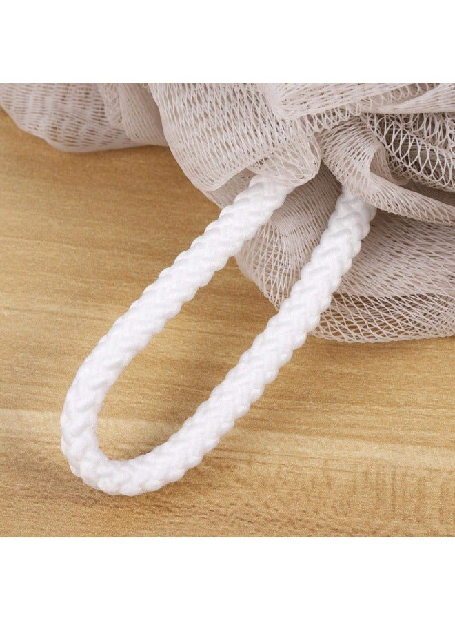 Bath Sponge Shower Loofahs 60g Mesh Pouf Bath Scrunchies Body Wash Puff Shower Puff 3 pcs - Image 4