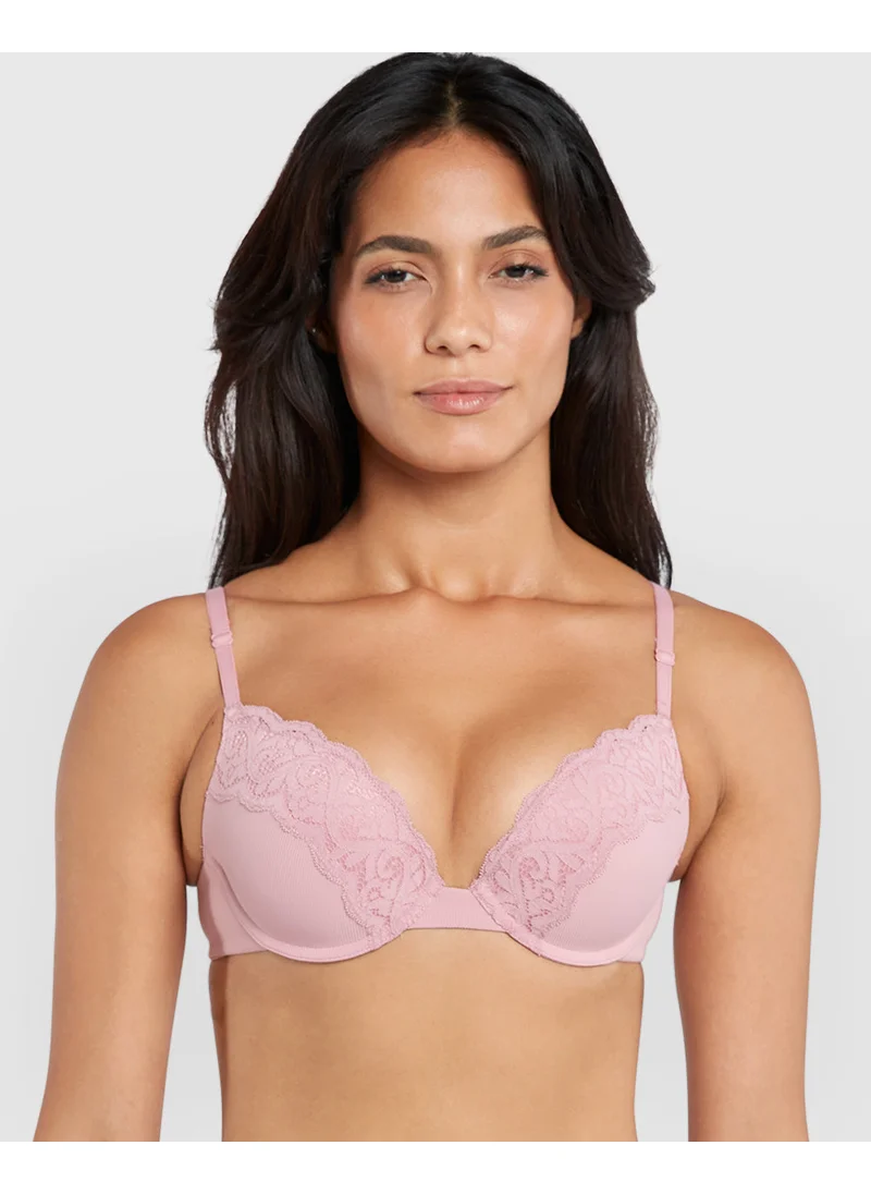 Isla & Evie Isla & Evie Trendy Pushup Plunge Bra