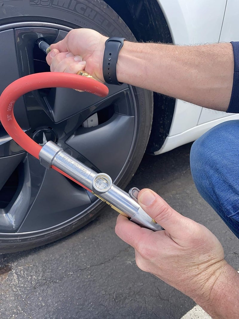 Primefit XC5000 Pro Tire Inflator and Deflator with Dual Chuck and Built-in Magnified Gauge - Image 4
