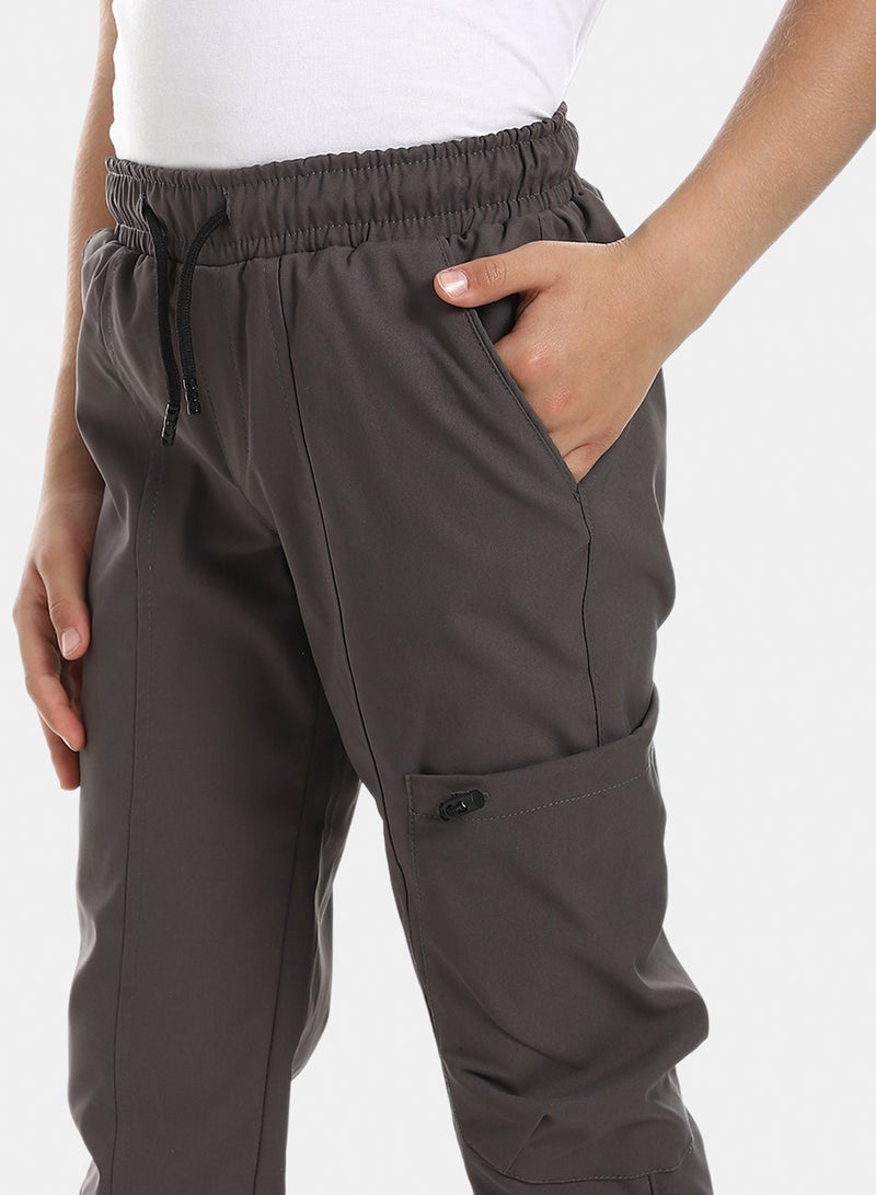 Andora Comfy Cargo Pants For Boys - Iron - Image 2