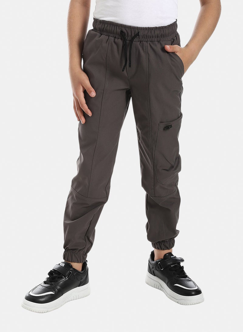 Andora Comfy Cargo Pants For Boys - Iron - Image 1