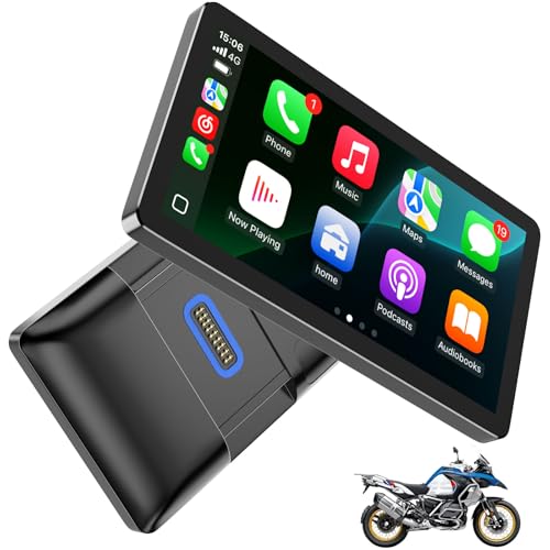 Tenbaba MTA6 65 Motorcycle Carplay Screen for BMW R1200GS R1250GS S1000XR Motorcycle GPS IP67 Waterproof Touchscreen Portable CarplayAndroid Auto GPS Navigation for Motorbike Bluetooth Siri - Image 1