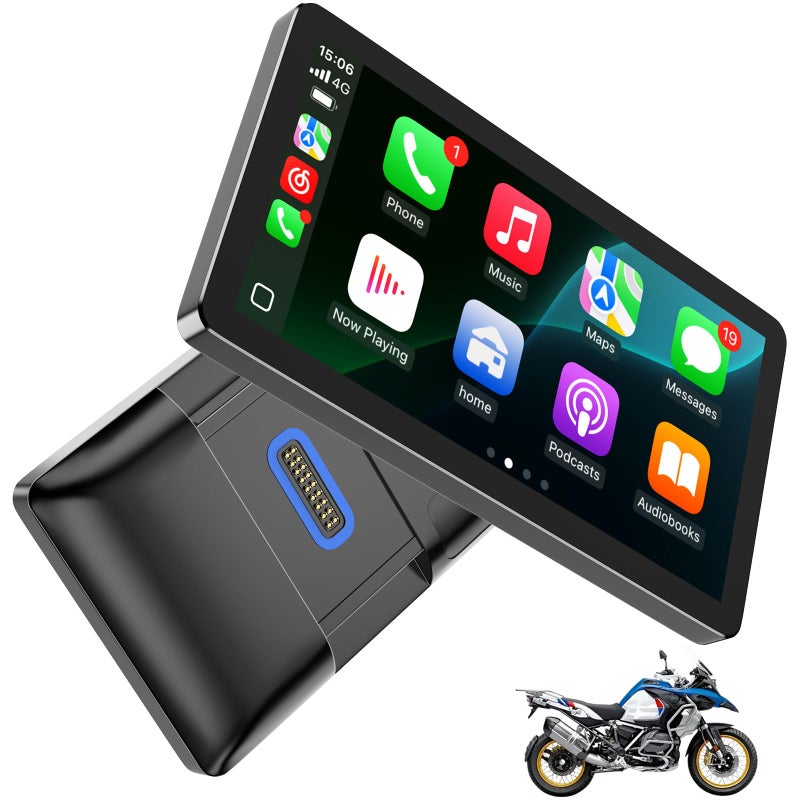 Tenbaba MTA6 65 Motorcycle Carplay Screen for BMW R1200GS R1250GS S1000XR Motorcycle GPS IP67 Waterproof Touchscreen Portable CarplayAndroid Auto GPS Navigation for Motorbike Bluetooth Siri - Image 2