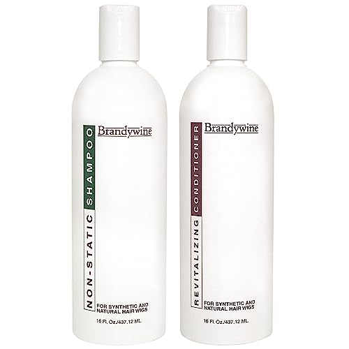 Brandywine Non Static Shampoo & Revitalizing Conditioner 16 Ounce, Value Pack Bundle 2 items - Image 1