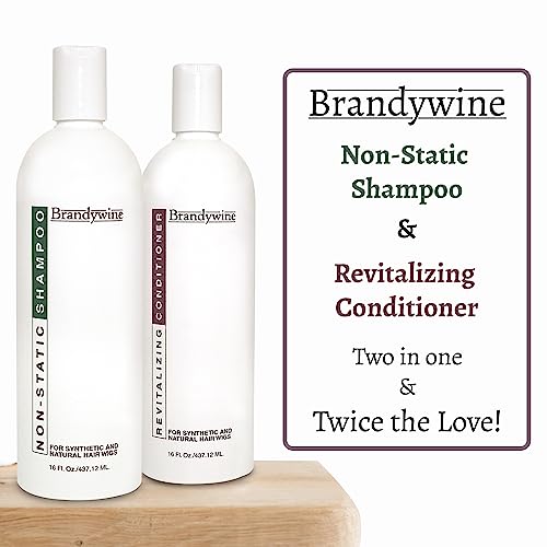 Brandywine Non Static Shampoo & Revitalizing Conditioner 16 Ounce, Value Pack Bundle 2 items - Image 2