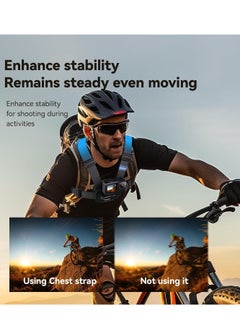 TELESIN TELESIN Sports Camera Chest Mount Harness Quick Release Chest Strap Replacement for Hero 1211109 DJI OSMO Action X4X3 Action Camera Accessories  - Image 4