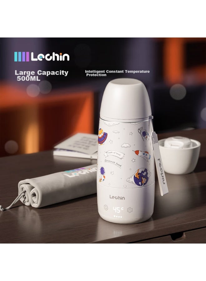 Lechin Wireless Portable Constant Temperature Kettle, Baby Formula Maker, Insulated Children's Water Bottle, Outdoor Milk Preparation, Constant Temperature Cup, Upgraded Version - Image 5
