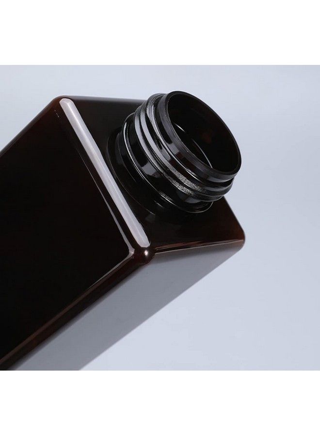 XINGZI 2 قطعة 450 مللي 15 أونصة زجاجات مضخة بلاستيكية مربعة فارغة موزع لوشن مستحضرات التجميل حاويات سائلة قابلة لإعادة التعبئة ملحقات الحمام لمستحضرات التجميل والشامبو وبلسم الشعر - Image 4