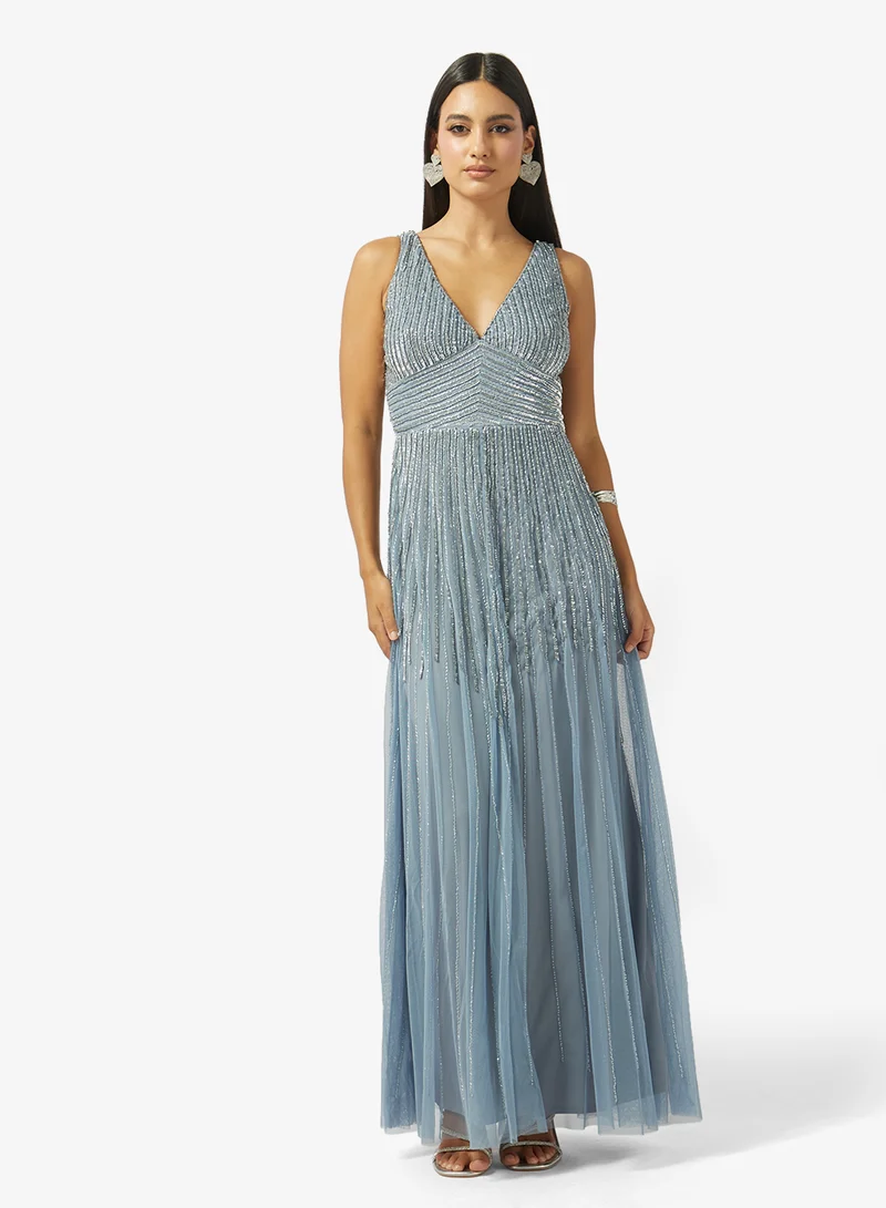 Embellished Evening Dress
