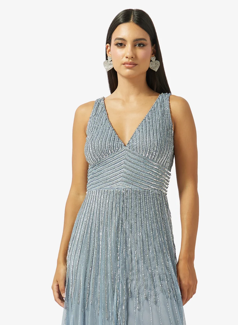 Namshi x  Embellished Evening Dress for Women | Best Price UAE