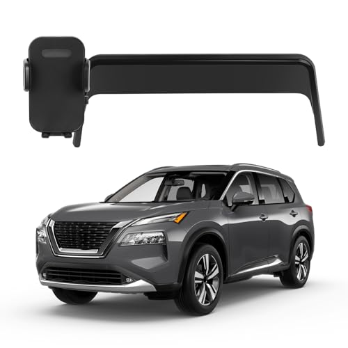 HPEVA 8Inch Car Phone Holder Mount Compatible with Nissan Rogue 2021-2025/Altima 19-25/Sentra SV SR(Not Fit S) 20-25 Accessories Custom Screen & Mobile Phone 360°Adjustable Cell Phone Car Decoration Mount - Image 1