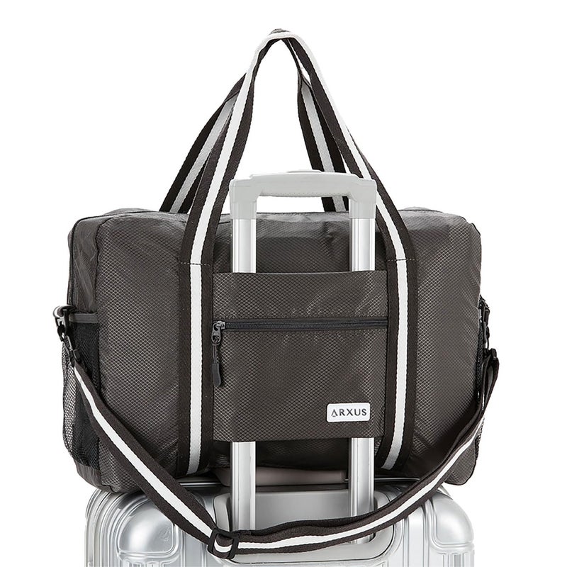 Arxus Foldable Tote Bag for Travel Expandable Lightweight Carry On Luggage 22L Packable Duffle Bag for Traveling - Image 1