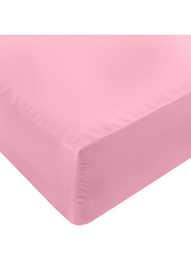 Utopia Bedding Queen Fitted Sheet - Bottom Sheet - Deep Pocket - Soft Microfiber - Shrinkage and Fade Resistant - Easy Care -1 Fitted Sheet Only (Pink) - Image 1