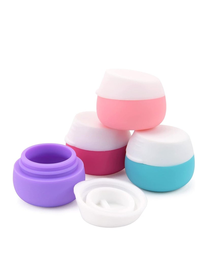 Gerenic - 4pcs 20ml Silicone Travel Portable Cosmetic Storage Box - Image 1