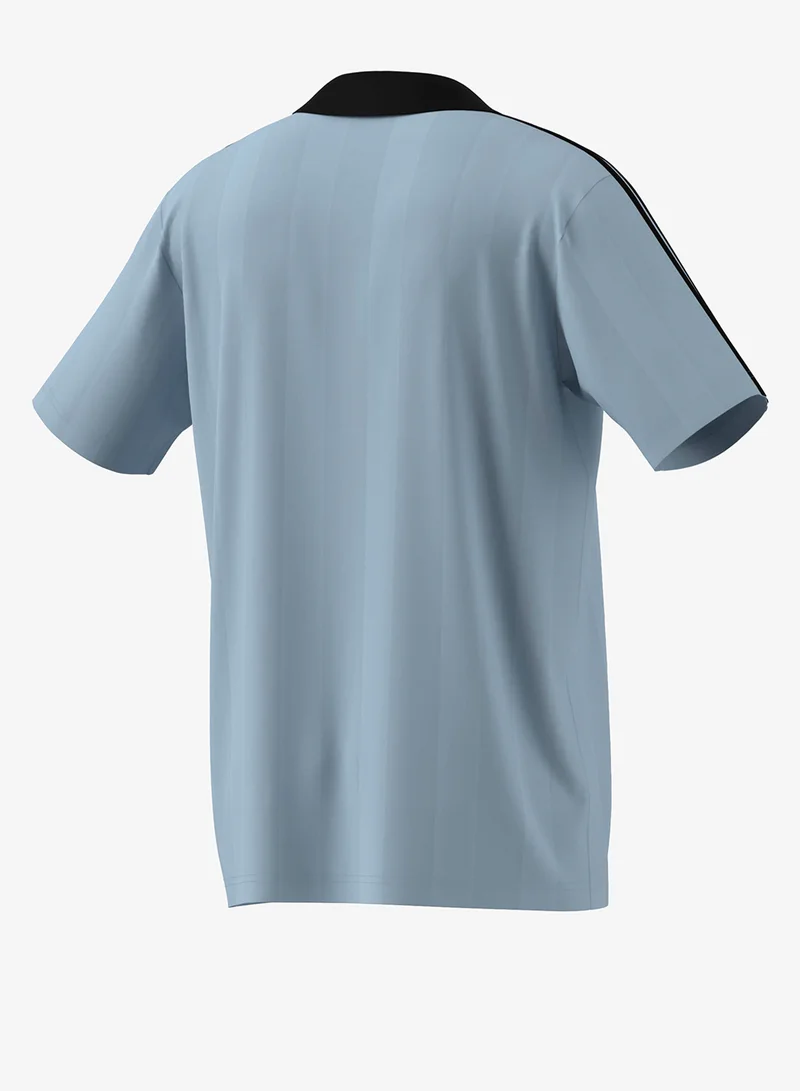 اديداس اوريجينالز ياقة الأرشيف من قماش الجيرسيه الهندسي