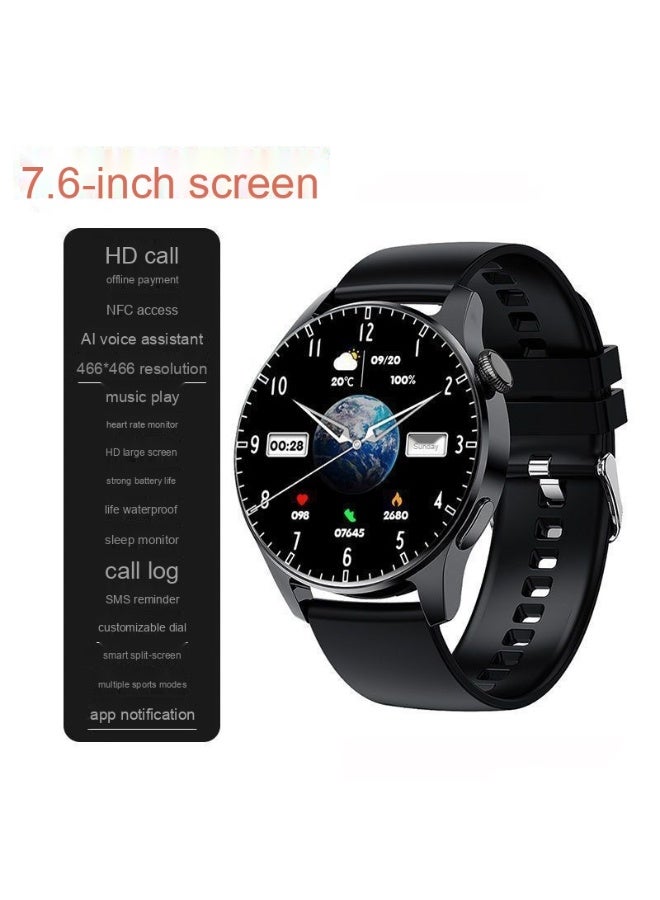 ساعة ذكية Watch GT8 مع مكالمات بلوتوث، دفع بدون اتصال، NFC، متعددة الوظائف، مقاومة للماء، سوار رياضي