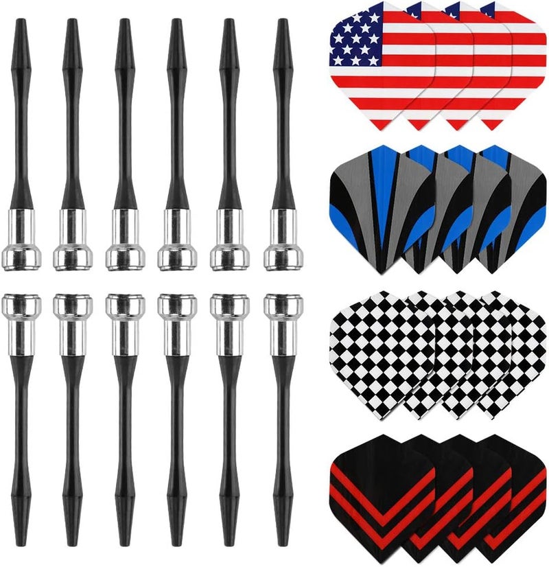accmor Magnetic Darts, 12pcs Replacement Magnet Darts Plastic Darts for Dartboard - Image 4