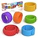 CEMECER Fidget Toys for Kids 6 Pack Textured Silicone Slap Bracelets Stress Fidgets for Anxiety Autism ADHD Sensory Toys for Adults Calm Down Classroom Office Desk Travel Airplane - Image 2