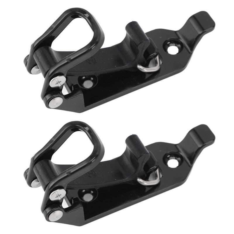 2pcs Roof Rack Shovel Mount Good Weight Bearing Capacity Axe Holder Clamp Metal Rubber Clamp Mounting Kit for Car Truck Boats Black - Image 3