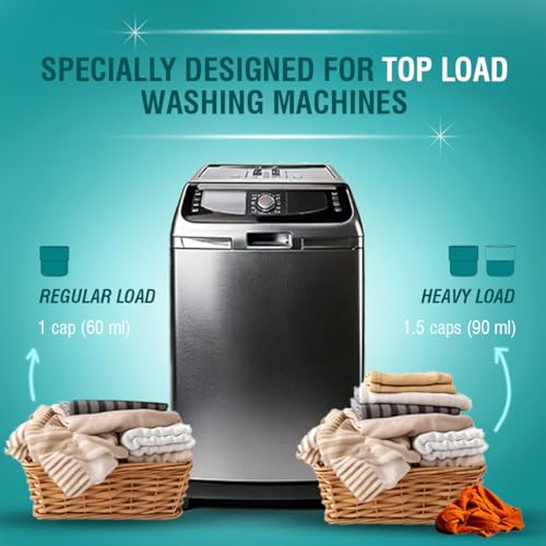 Beco Natural Liquid Detergent Top Load - 960 ml Bottle | Tough Stain Removal | Lavender & Vanilla Freshness | Retains Brightness & Shine | Chemical Free | Top Load Washing Machine Liquid Laundry - Image 5