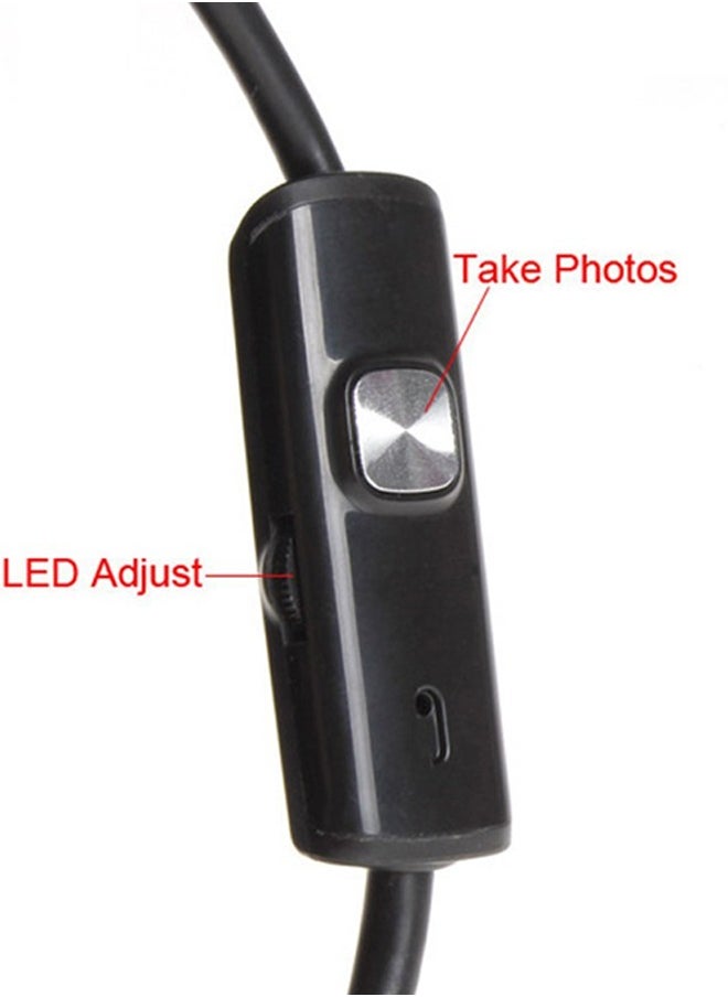 Generic - Endoscope Camera with Light, 30W Pixel Borescope Tools with 8 Adjustable LED Lights, Endoscope with 3M Semi-Rigid Snake Camera, 5.5mm IP67 Waterproof Inspection Camera for Android（3M） - Image 1