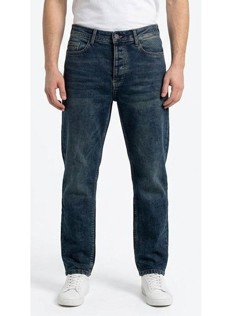 RAVIN Street Style Heavy Washed Denim Jeans - Image 1