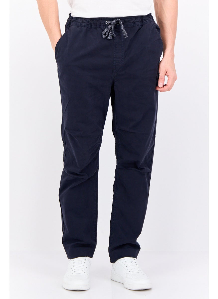 Penfield Men Regular Fit Solid Straight Pants, Navy  - Image 1