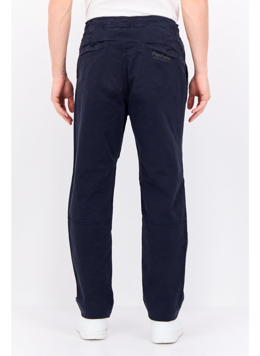 Penfield Men Regular Fit Solid Straight Pants, Navy  - Image 3