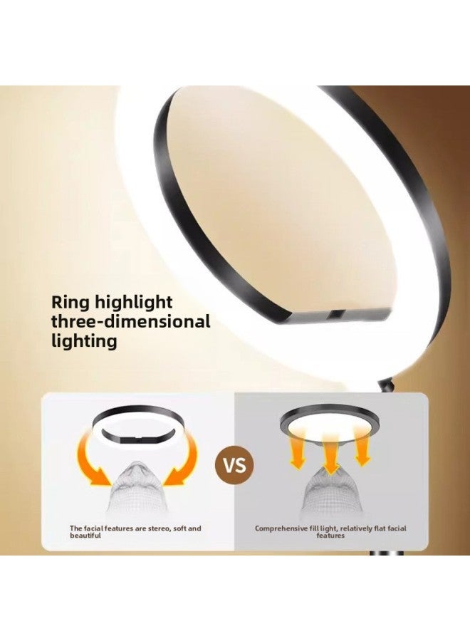 Live Light Anchor Professional Three-color Adjustable Beauty Soft Light Selfie Light Portrait Ring Large Aperture-Specification:[fill Light] 13inch Ring Light  - Image 4